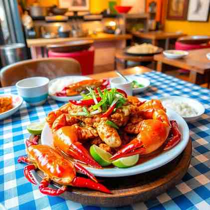 Cambodian Crab Dish Recipe - Kdam Chaa